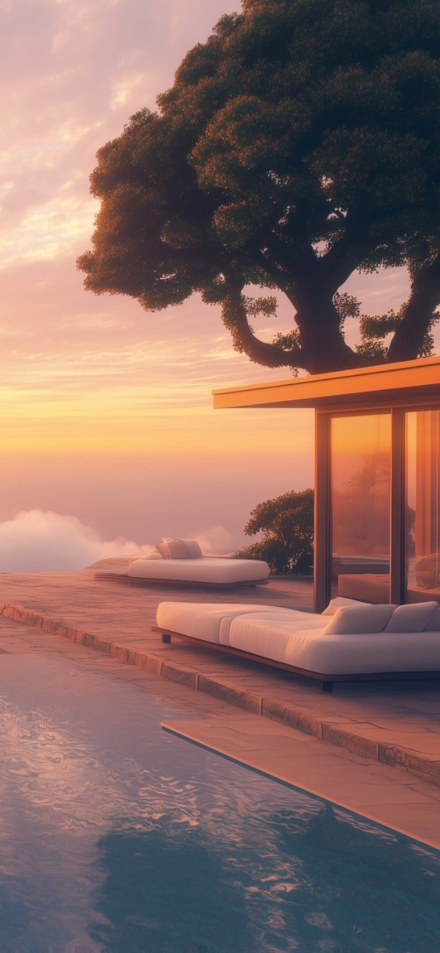 云海泳池小屋