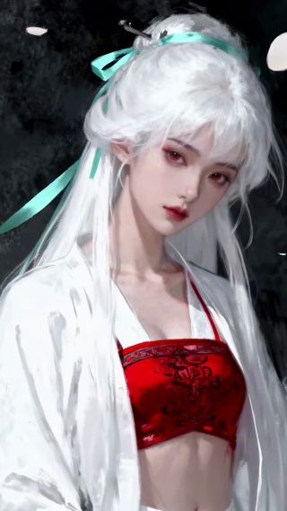 古风白发女孩