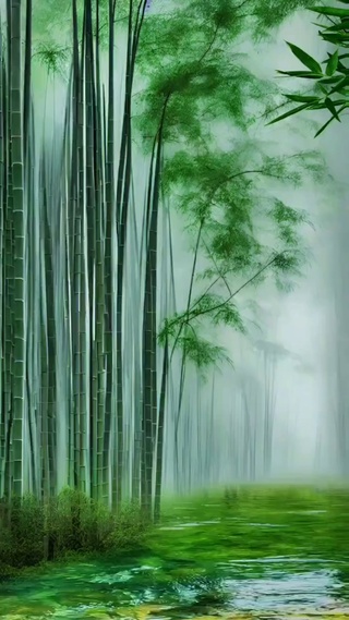 幽静竹林