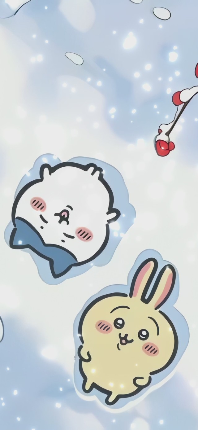 三個小夥伴來玩雪