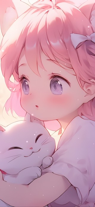 治愈女孩和猫