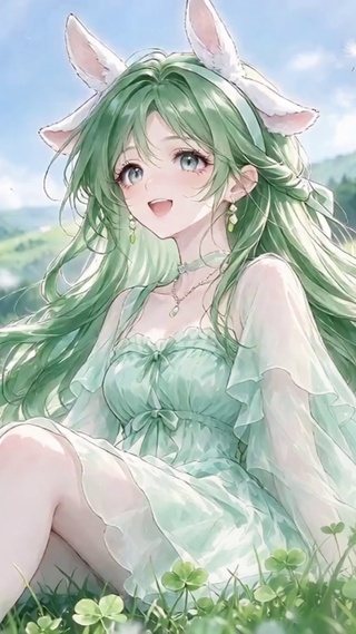 蒲公英旷野的森系精灵