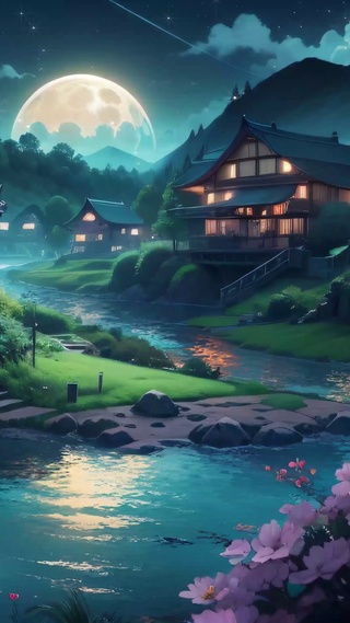 古镇夜景