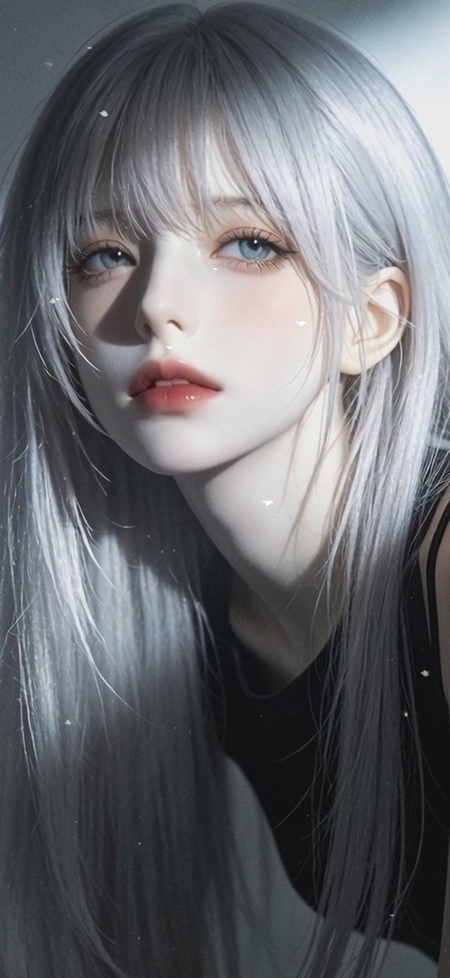 午后侧影女神