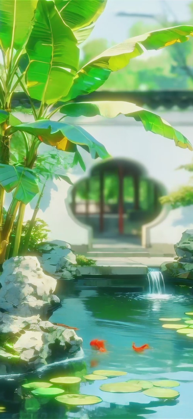 中式园林朦胧风(无限循环)