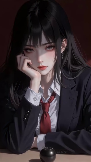 清纯长发学姐
