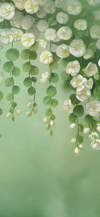 清新护眼垂丝茉莉