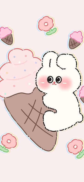 冰淇淋兔子