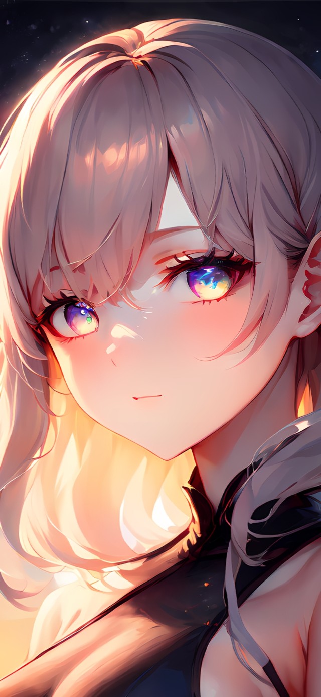 4K治愈星空少女