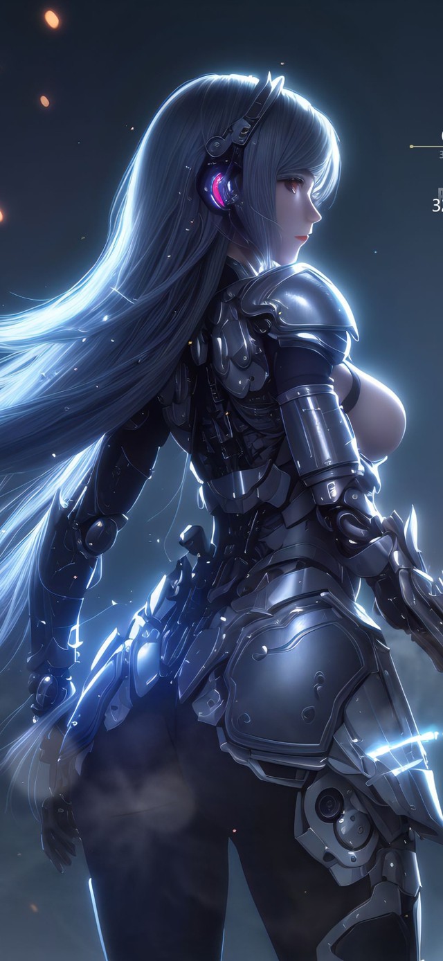 4k 赛博朋克少女 24