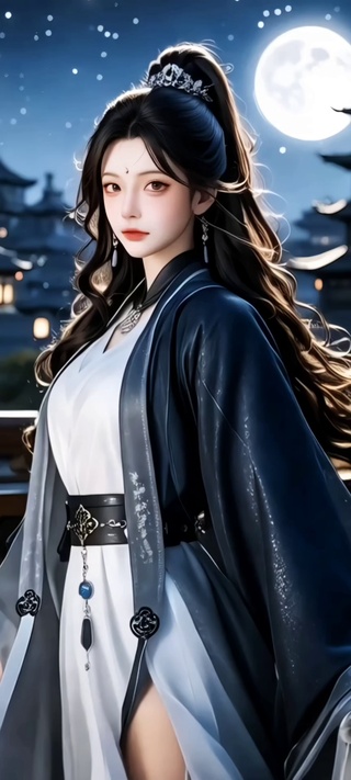 4K武侠古风汉服美女