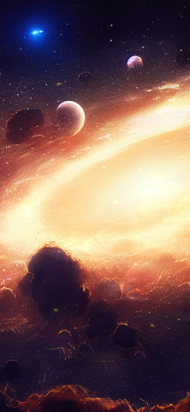 唯美梦幻宇宙星河旋涡