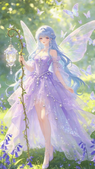 彩虹精灵美女壁纸