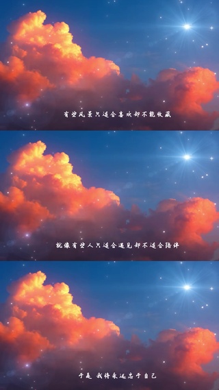 浪漫唯美云朵
