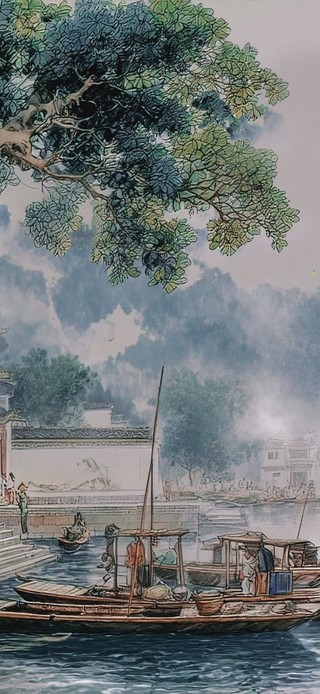 古风AI水墨插画