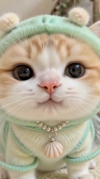 薄荷绿限定款猫咪