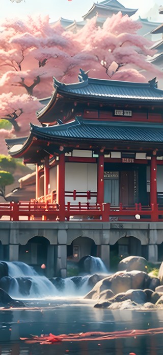 4K高清卡通古风阁楼壁纸