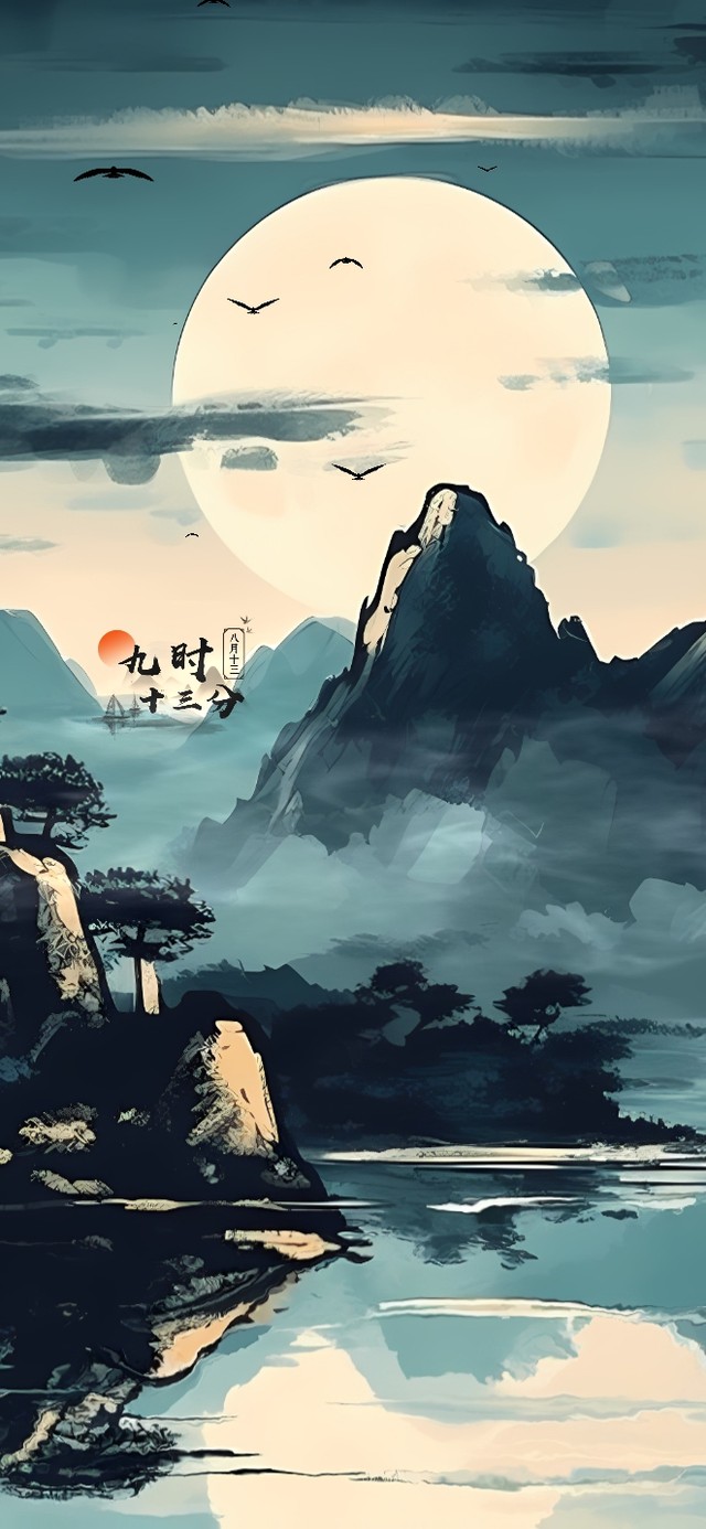 4K水墨中秋