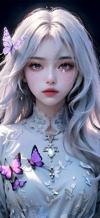 4K蝴蝶女孩