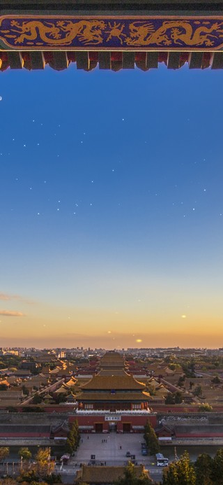 5k 唯美日落黄昏古城