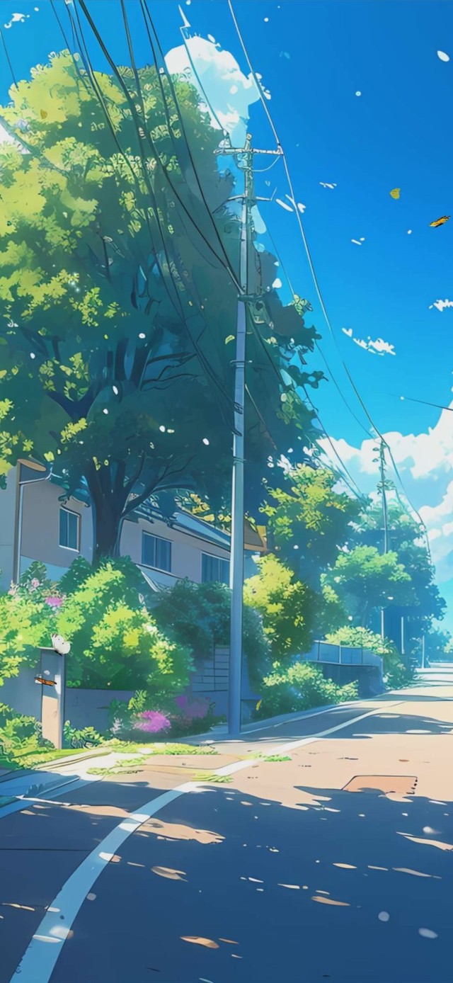 护眼花草树木景色