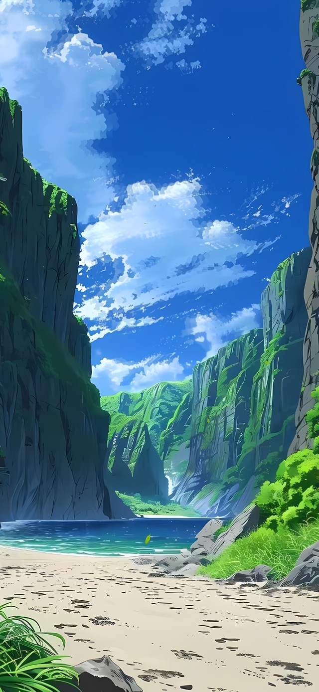 唯美的山间小路