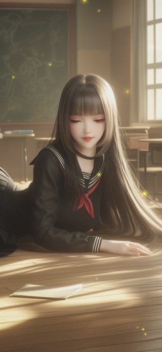 她的美是藏在书卷里的墨香