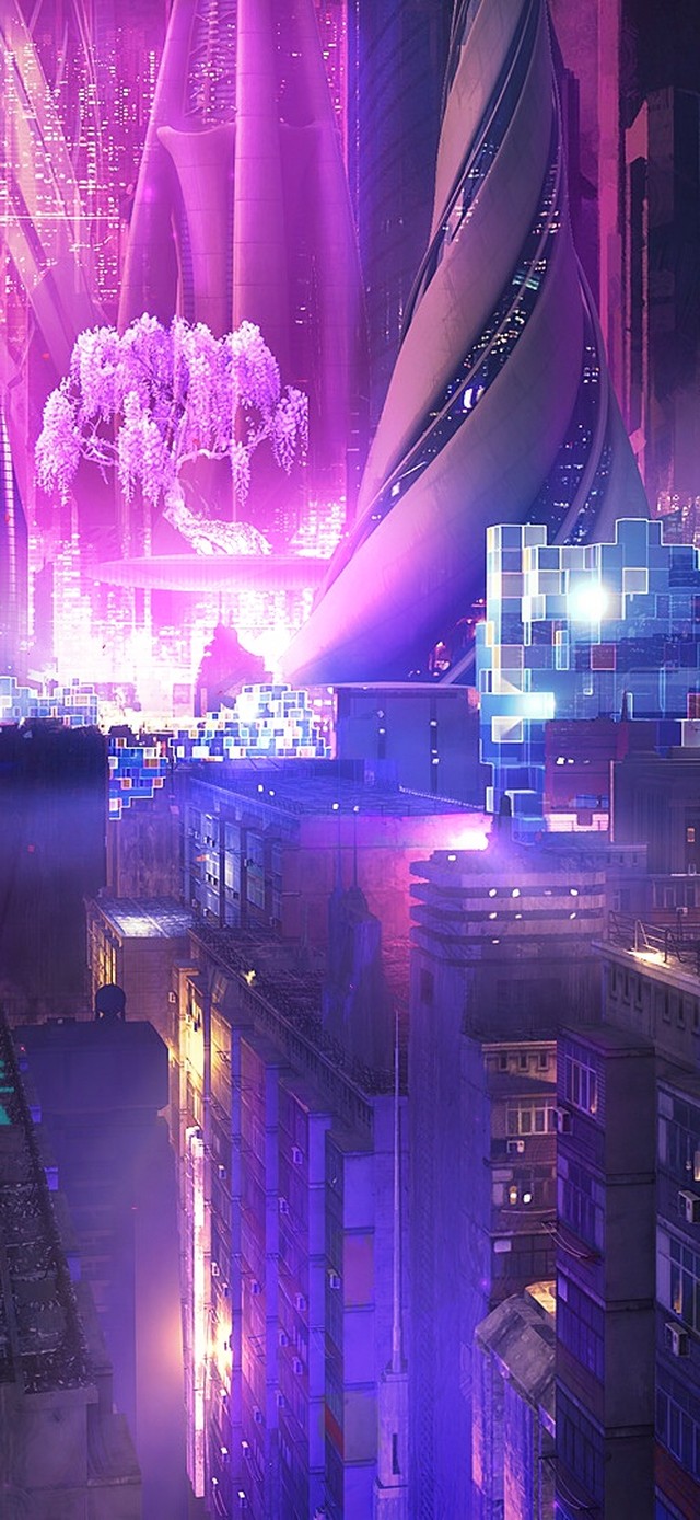 赛博朋克科幻城市