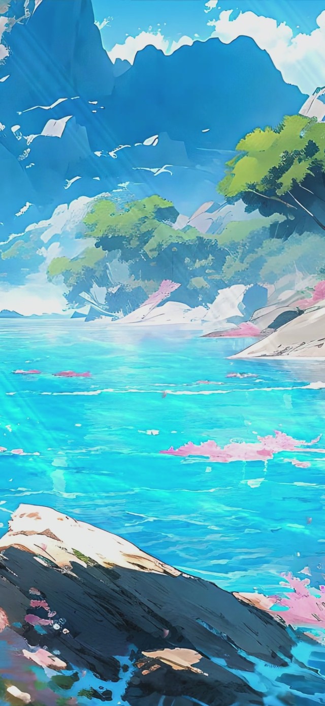 粉色梦幻风景壁纸