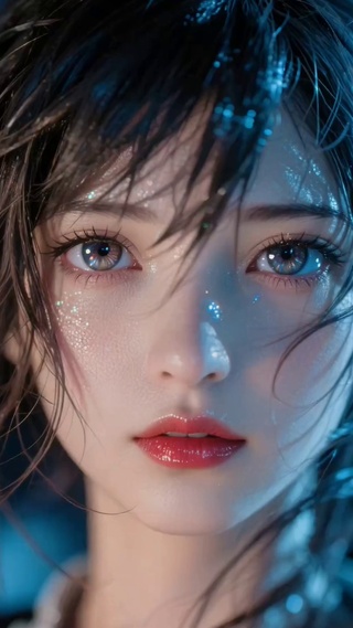 红唇少女