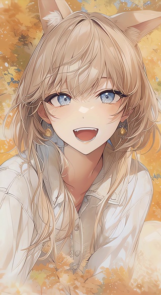 4k 秋天的女孩
