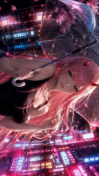 雨夜霓虹少女