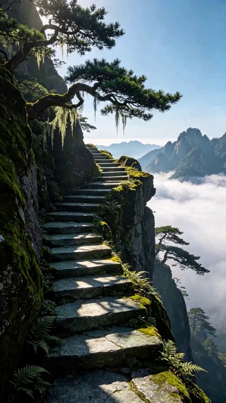 白泽之深山石阶