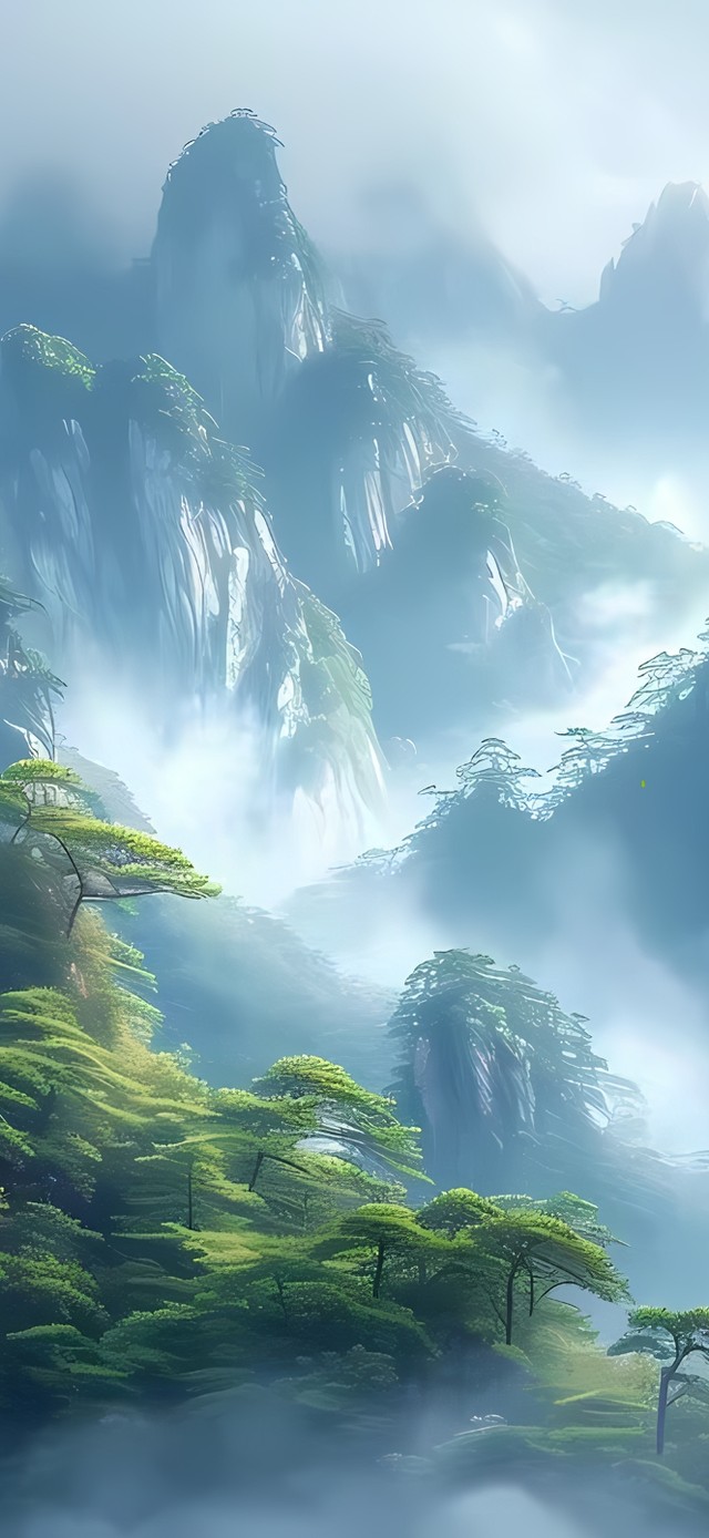 4k云雾青山缥缈