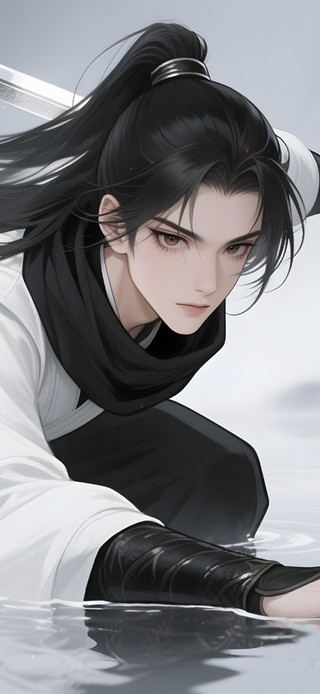 雅致国风武侠少年