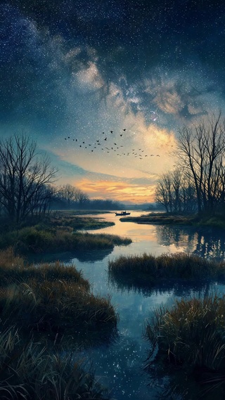 绝美夜景