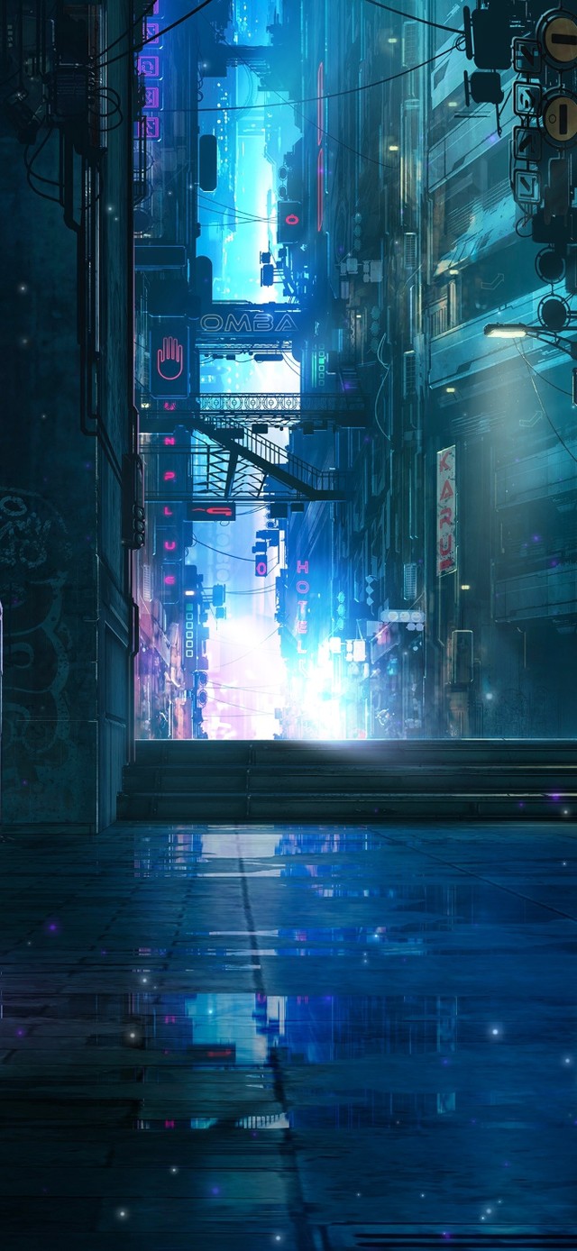 城市街道夜景