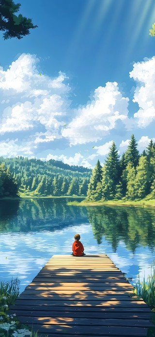 一个人看风景