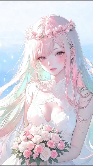 花圈女孩听海