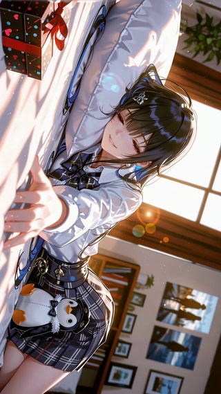 午后阳光里的校服少女