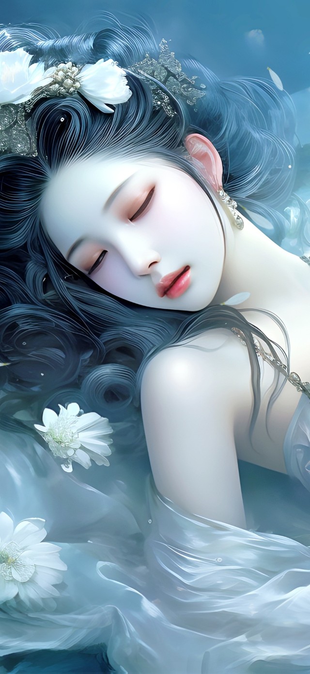 4K神女湖昙花仙子