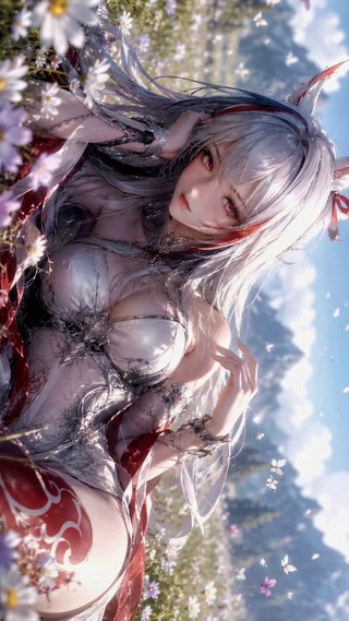 花海狐耳少女