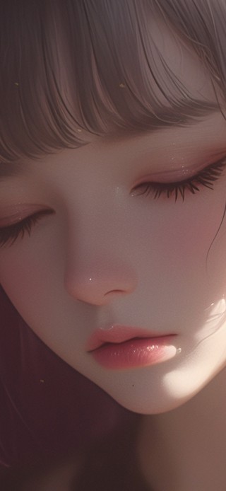 沉思的少女