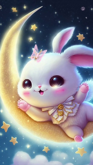 新年星星兔子