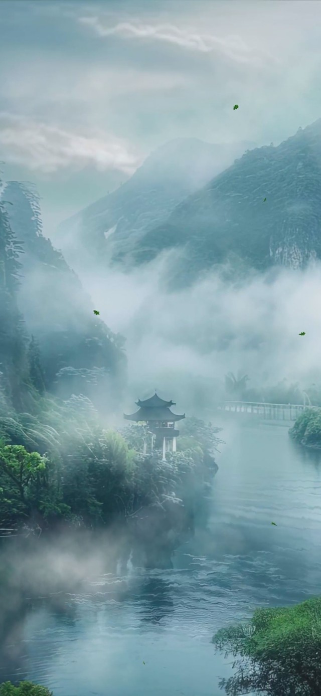 护眼绿景