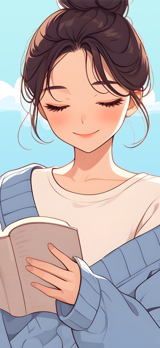初秋可爱少女
