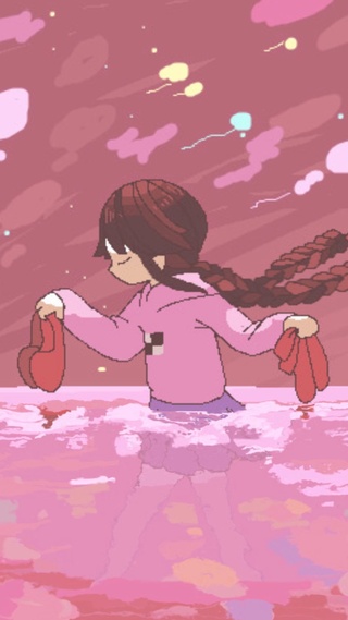 水中小女孩