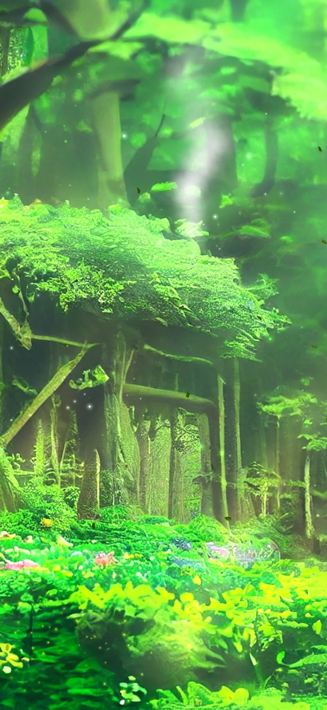 治愈森林小路阳光鸟鸣