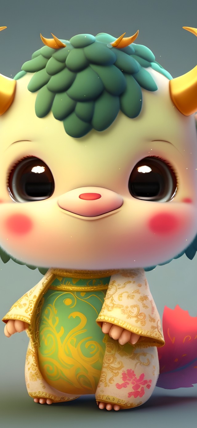 小麒麟送祝福