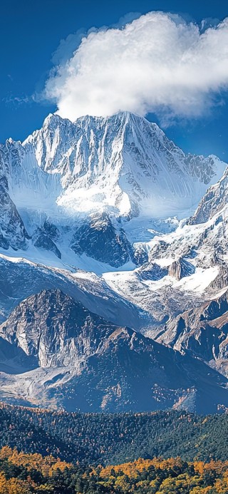 壮丽玉龙雪山风光